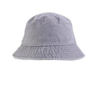 Grand bob réversible pour homme - En coton sergé - Tendance - Pour la pêche au soleil, gris, Taille unique