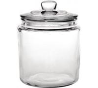 Olympia Biscotti Pot à biscuits avec couvercle 6,5 litres, verre transparent, taille : 293 (H) x 200 (Dia) mm, Style vintage, passe au lave-vaisselle, GM581