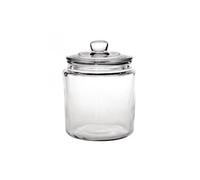 Olympia Biscotti Pot à biscuits avec couvercle 6,5 litres, verre transparent, taille : 293 (H) x 200 (Dia) mm, Style vintage, passe au lave-vaisselle, GM581