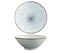 Grand bol à ramen en céramique de 22,9 cm, bol à soupe rétro de 1500 ml pour ramen, udon, soba, parfait pour les nouilles asiatiques, durable et élégant pour la salle à manger.