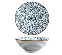 Grand bol à ramen en céramique de 22,9 cm, bol à soupe rétro de 1500 ml pour ramen, udon, soba, Pho et nouilles asiatiques - Parfait pour les repas et les divertissements