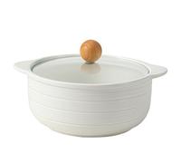 Grand bol à soupe avec poignée et couvercle, 900 ml, pour nouilles instantanées, passe au micro-ondes, flocons d'avoine, salade, soupe, céréales
