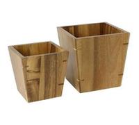 Grand bol de présentation en acacia 130 mm