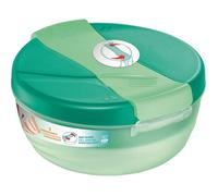 Maped Picnik - Bol à Déjeuner Origins - Grande Capacité 1,4L - Lunch Box 3 Compartiments, Dont 1 Amovible - Ouverture Facile - Idéal pour Repas Complets - Vert