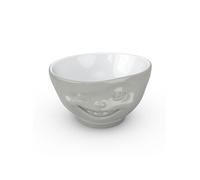 FIFTYEIGHT 3D Bol Clin d'Oeil en porcelaine Gris 500 ml