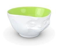 Grand bol en porcelaine hôtelière Tassen Grinning Pistache BLANC ET VERT G