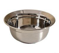 Grand bol mélangeur en acier inoxydable 316 avec bec verseur, passe au lave-vaisselle, design profond pour pâte et salade, résistant à la chaleur, argenté (14 cm)
