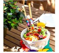 Grand bol / saladier en porcelaine - Emotion Délicieux - Pylones Délicieux G