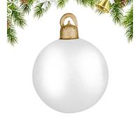 Grand Boule de Noël Boule - Décoration de vacances en plein air - Baule de Noël gonflable de 17,7 pouces, PVC imperméable, décoration de vacances en plein air | Idéal pour la cour, la pelouse, le porc