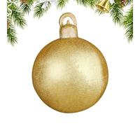 Grand Boule de Noël Boule - Décoration de vacances en plein air - Baule de Noël gonflable de 17,7 pouces, PVC imperméable, décoration de vacances en plein air | Idéal pour la cour, la pelouse, le porc