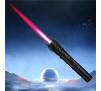 Grand briquet coupe-vent en métal à flamme bleue, multifonction pour torche de soudure, sabre laser et torche de cuisine, rechargeable au butane (noir)