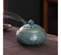 Grand Brûleur D'Encens À Refoulement Paysager, Sculpture Rocher en Résine pour Créer Un Point Focal dans Votre Intérieur(B)