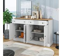 Grand Buffet 4 Portes et 2 tiroirs, Meuble de Rangement Polyvalent, Meuble d'appoint, Armoire de Cuisine Moderne, Buffet pour Salle à Manger et Salon B