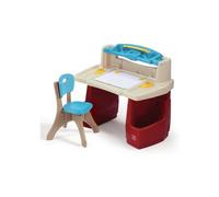 Step2 Deluxe Art Master Bureau & Chaise D'Enfant | Table De Créativité En Plastique Avec Espace De Rangement