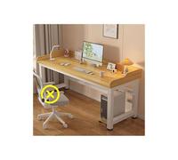 Grand bureau élégant en bois pour la maison et le bureau - Table d'écriture durable, table de jeu, poste de travail avec une excellente capacité de charge - Idéal pour la chambre, le bureau et le