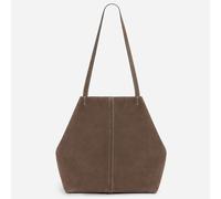 Grand Cabas Daily en Cuir Velours - Taupe - Femme - Vanessa Bruno