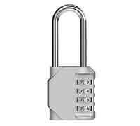Grand cadenas mécanique à quatre chiffres pour armoire de salle de sport, cadenas à mot de passe industriel pour bagages, école, gym, extérieur