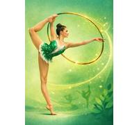 Grand Cahier vert Grand Carreaux 96 pages 21x29,7 format A4: pour pasionnés de GR, danse, gymnastique ou twirling : élémentaire, collège, lycée