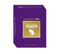Grand calendrier Almana'box Tout sur les chats en 365 jours 2024 - Collectif - Editions 365 - Boîte ou accessoire - Ephéméride