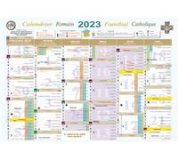 Grand calendrier familial catholique 2023 - Equipe éditoriale St Jude - Saint-Jude Eds - broché - Calendrier