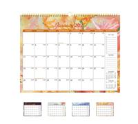 Grand Calendrier Mural 2025 12 Mois, Planificateur Familial Mois pour Visualiser Calendrier, Designs Saisonniers Calendrier Organisation et Planification de Janvier 2025 à Décembre 2025 pour la Maison