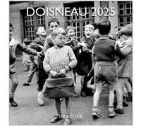 DRAEGER PARIS 1886 - Grand Calendrier Mural 29x29 cm 2025-7 langues - Septembre 2024 à décembre 2025-12 photographies disponible dans plusieurs thèmes - Doisneau - Note rendez-vous, anniversaires