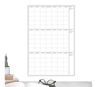 Grand calendrier mural effaçable à sec, tableau blanc extra large - 121,9 x 81,3 cm - Planificateur de dates illimitées avec liste de choses à faire et noter pour planifier des événements, gérer les