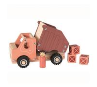 Grand Camion En Bois Avec 3 Containeurs