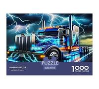 Grand Camion Puzzle 1000 Pièces Educa Jouet en Bois Cadeau Unique Décoration Intérieure Jeu ÉduChatif Challenge Toy Adultes Et Enfants À Partir De 14 Ans 70x50cm/1000pcs