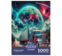 Grand Camion Puzzle 1000 Pièces Educa Jouet en Bois Jeu D'Intelligence Décoration Intérieure Jeu ÉduChatif Challenge Toy Adultes & Enfants des 14 Ans 38x26cm/1000pcs