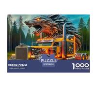 Grand Camion Puzzle De 1000 Pièces : Calmez L’Esprit Agité chez Les Enfants avec Une Activité Calmante Absolument Éblouissant.