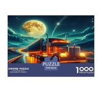 Grand Camion Puzzle De 1000 Pièces : pour Les Amis, Organiser Une Soirée Détente Autour D’Un Jeu Collaboratif Absolument Éblouissant.