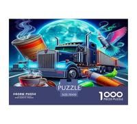 Grand Camion Puzzle De 1000 Pièces : Renforcez Les Liens Fraternels chez Les Enfants avec Un Jeu Commun Absolument Éblouissant.