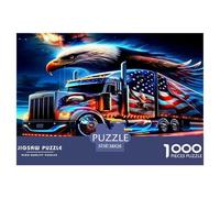 Grand Camion Puzzle De 1000 Pièces : Stimulez L’Esprit des Adolescents avec Un Jeu Intellectuel Absolument Éblouissant.