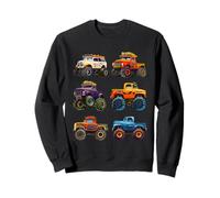Grand Camion rétro Vintage Monster Trucks Sweatshirt