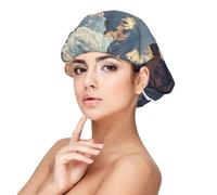 Grand Canyon Arizona Bonnet en satin de soie, bonnet de nuit doux double couche en soie pour femme, cheveux longs bouclés naturels tressés