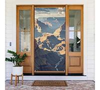 Grand Canyon Arizona Couverture de porte Décoration de porte d'entrée Bannière à suspendre Fond photo Printemps Été Décor saisonnier Bannière de porche Panneau pour Intérieur Extérieur Jardin Vacances