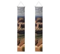 Grand Canyon Arizona Décorations de remise de diplôme 2025 Congrats Graduations Bannière de remise de diplôme Bannière de porte d'entrée pour intérieur ou extérieur Fournitures de fête de remise de