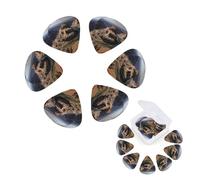 Grand Canyon Arizona Lot de 12 médiators personnalisés avec boîte de rangement pour guitare électrique acoustique (0,46 mm, 0,71 mm, 0,96 mm)