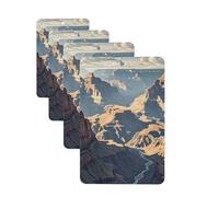 Grand Canyon Arizona Lot de 4 cartes désodorisantes pour voiture pour homme et femme - Accessoires de voiture mignons - Diffuseur de parfum durable à suspendre - Tablettes d'aromathérapie pour voiture