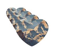 Grand Canyon Arizona Lot de 4 cartes désodorisantes pour voiture pour homme et femme - Accessoires de voiture mignons - Diffuseur de parfum durable à suspendre - Tablettes d'aromathérapie pour voiture