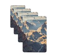 Grand Canyon Arizona Lot de 4 désodorisants de voiture amusants à suspendre pour voiture - Mignon - Longue durée - Parfumé - Décoration à suspendre - Cadeau pour homme et femme - Rectangulaire