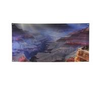 Grand Canyon Bannières et panneaux pour décoration de fête pour extérieur et intérieur - Bannière personnalisée avec œillets - Toile de fond d'anniversaire, affiche de fond pour photo - Pour mariage