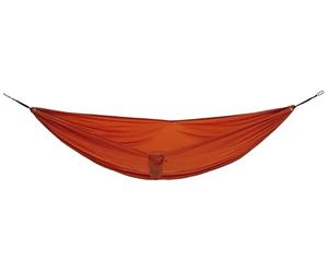 Grand Canyon BASS HAMMOCK DOUBLE - Hamac d'extérieur jusqu'à 180 kg, Hamac de voyage pour 2 personnes - Léger et compact avec des protections pour les arbres - Thé Roiboos (brun)