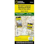 Grand Canyon Day Hikes and National Park Map