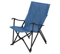 Grand Canyon EL Tovar - Chaise de Camping- Chaise Pliante avec accoudoirs - jusqu'é 100 kg - Aluminium - Bleu foncé (Bleu)