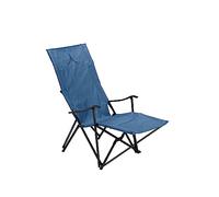 Grand Canyon EL Tovar Lounger - Chaise de Camping, Chaise Pliante avec accoudoir, Dossier Haut et Repose-Pieds - jusqu'à 100 kg - Aluminium - Bleu foncé (Bleu)