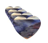 Grand Canyon Lot de 4 cartes désodorisantes de voiture pour homme et femme - Accessoires de voiture mignons - Diffuseur de parfum durable à suspendre - Tablettes d'aromathérapie pour voiture