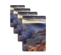 Grand Canyon Lot de 4 cartes désodorisantes de voiture pour homme et femme - Accessoires de voiture mignons - Diffuseur de parfum durable à suspendre - Tablettes d'aromathérapie pour voiture