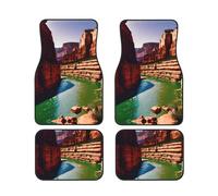 Grand Canyon Lot de 4 tapis de sol imperméables pour voiture Motif imprimé